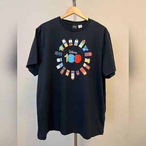 Disney 100 Unified black T-shirt, men's size medium